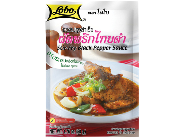 Zwarte Peper Woksaus