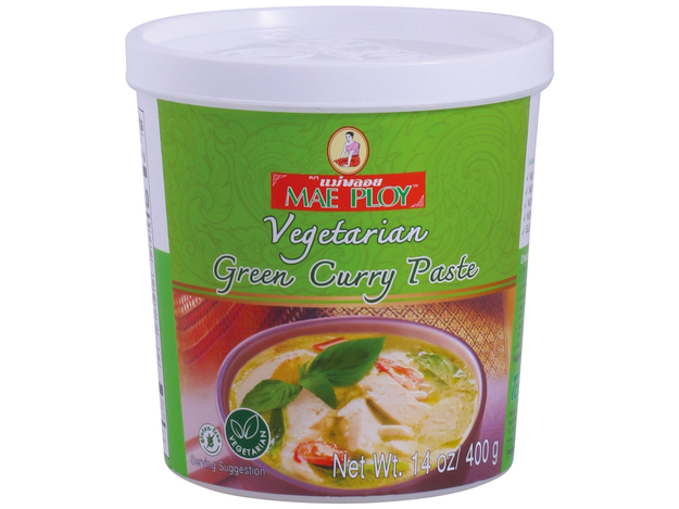 Maeploy Pâte de curry verte (végétarienne) 400 g