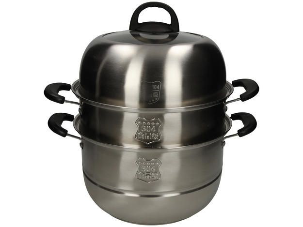 Steamer 3 Layer Stainless Steel (Ø 26cm)