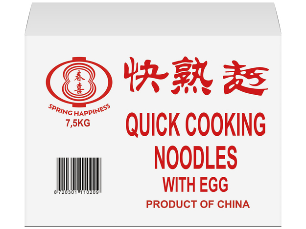 Quick Cooking Noedels met Ei