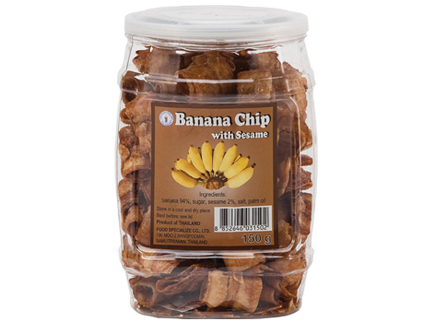 Chips de Bananes aux Sésames