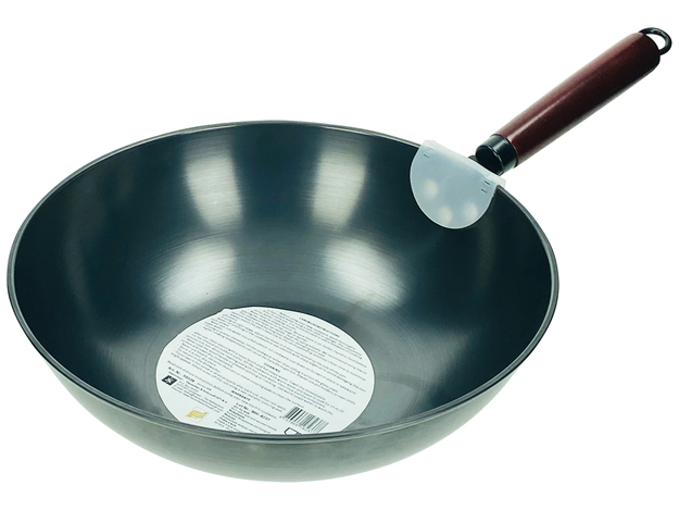 Wok met Houten Handvat (32 cm)