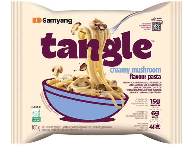 Tangle Pasta met Champignonroomsaus