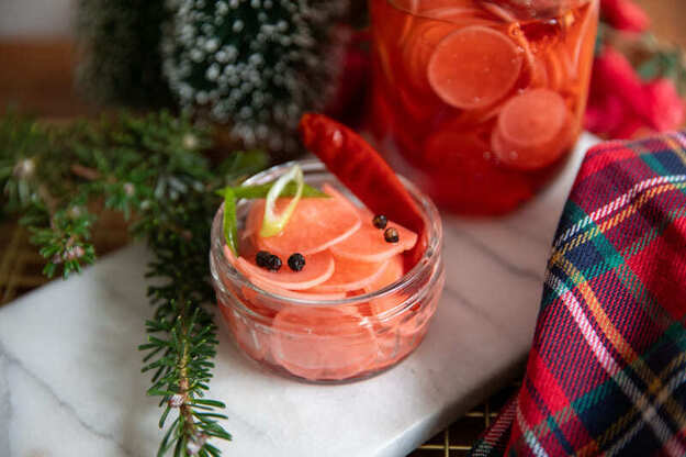 Pickled Radish with an Asian Twist