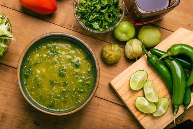 Sauce dip coriandre-citron vert