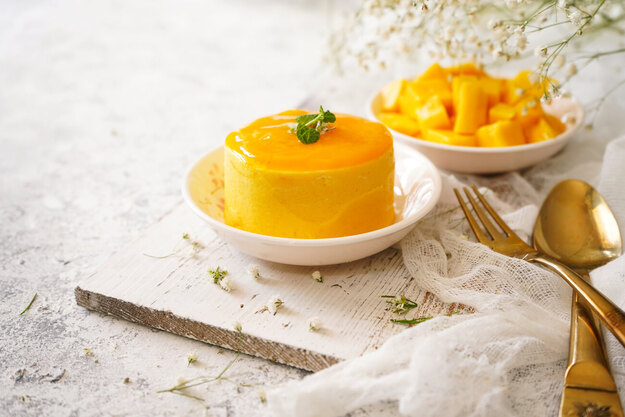 Pudding à la mangue