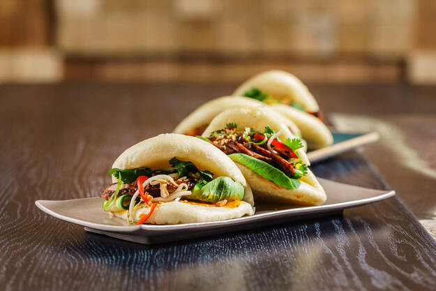 Gua Bao met Geroosterde Eend