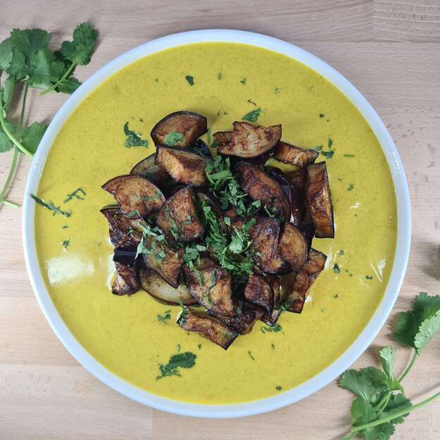 Aubergine curry